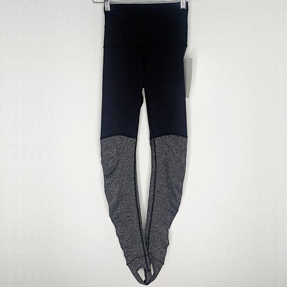 Lululemon Special Edition Wunder Under Stirrup Pant in Black Herringbon - Picture 3 of 6